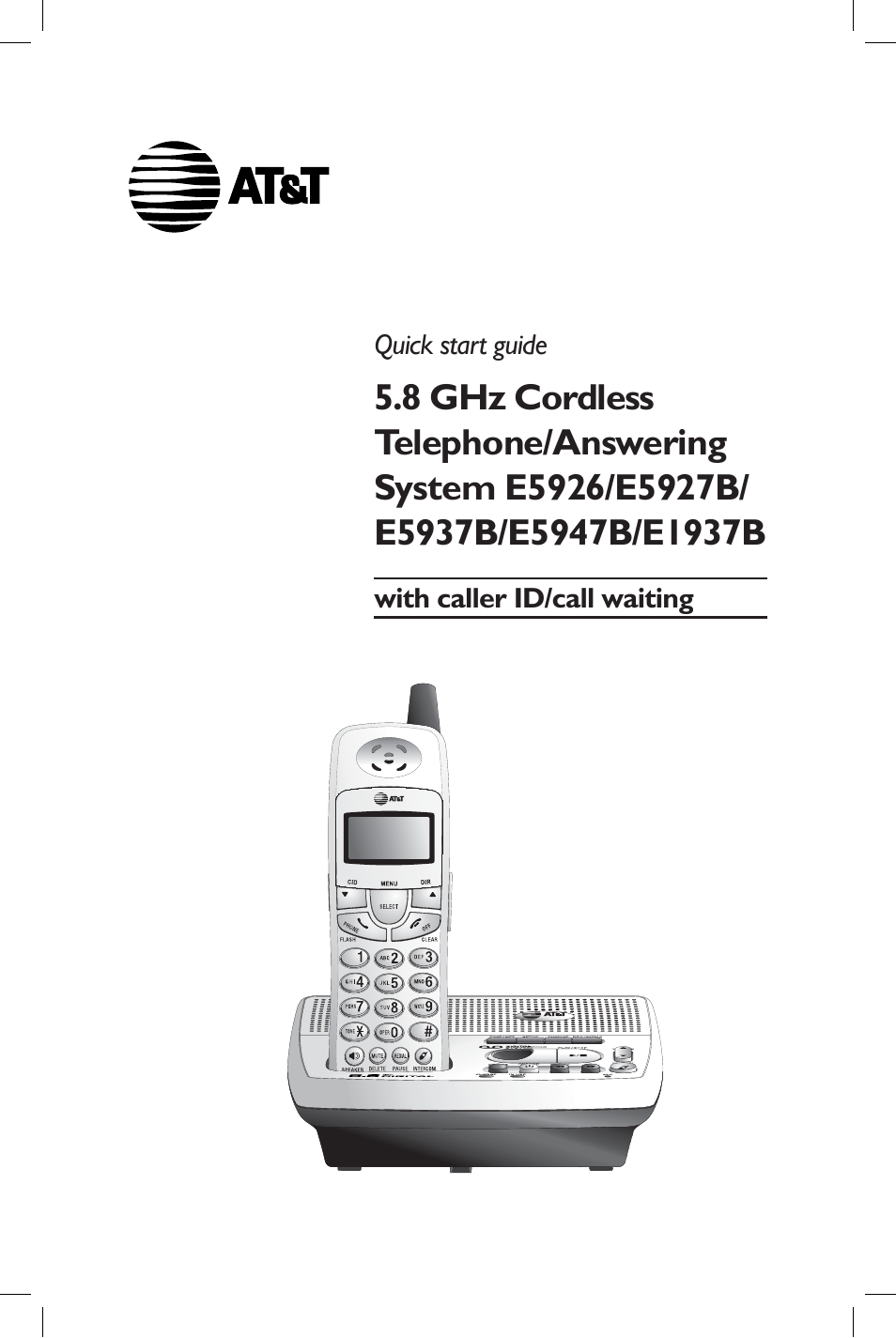 AT&T E1937B User Manual | 4 pages