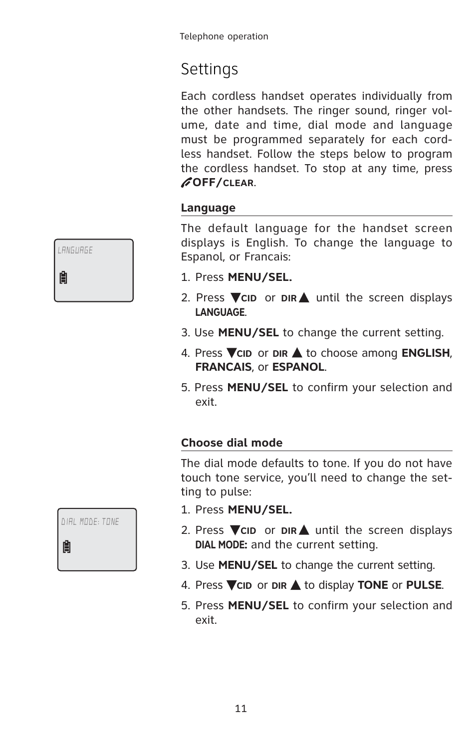 Settings | AT&T E5812B User Manual | Page 14 / 65