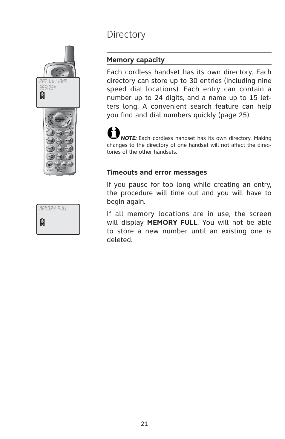 Directory | AT&T E5812B User Manual | Page 24 / 65