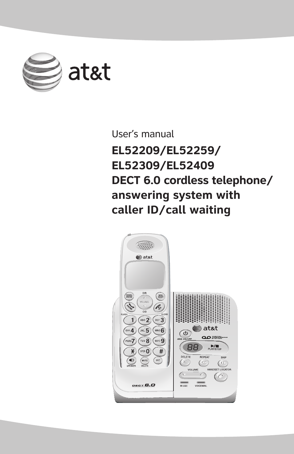 AT&T EL52209 User Manual | 73 pages