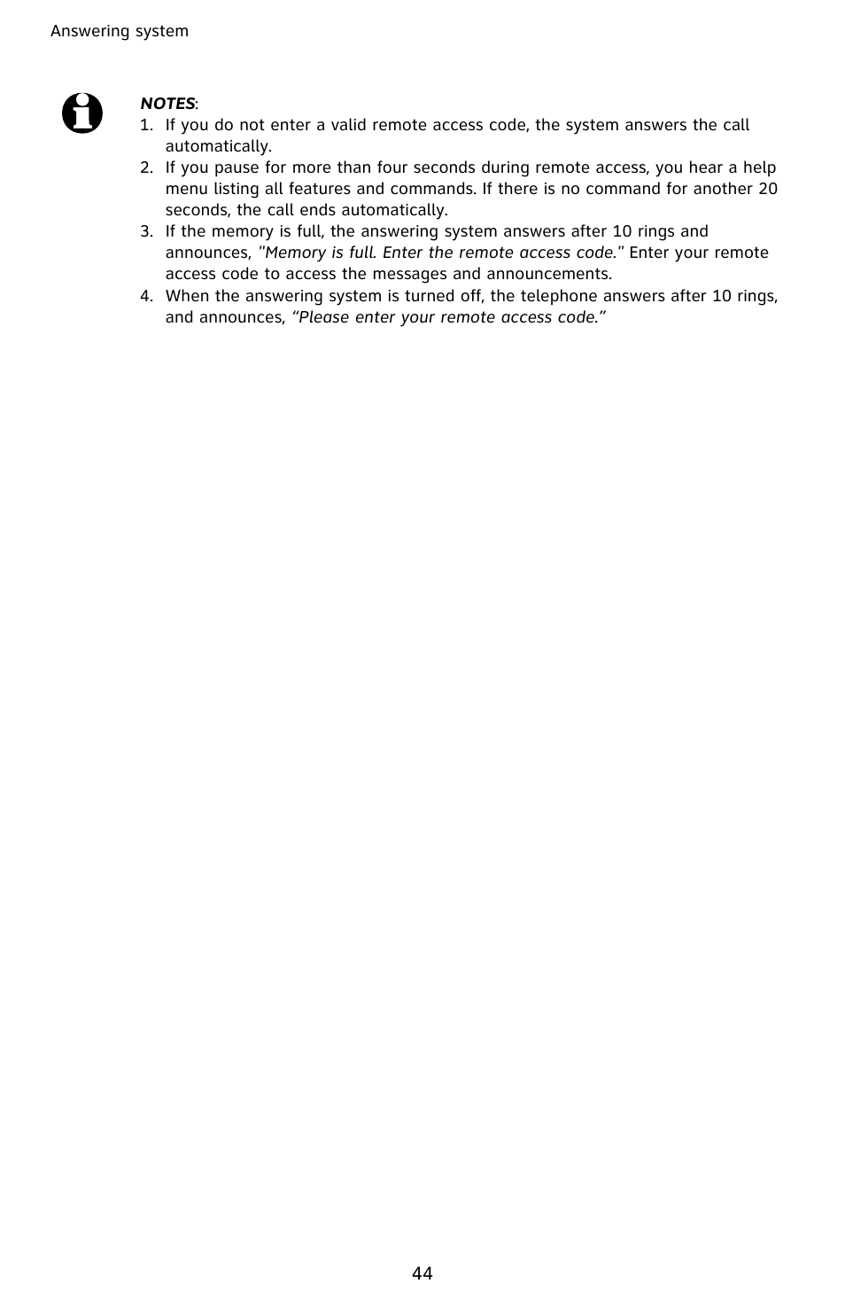 AT&T EL52209 User Manual | Page 49 / 73