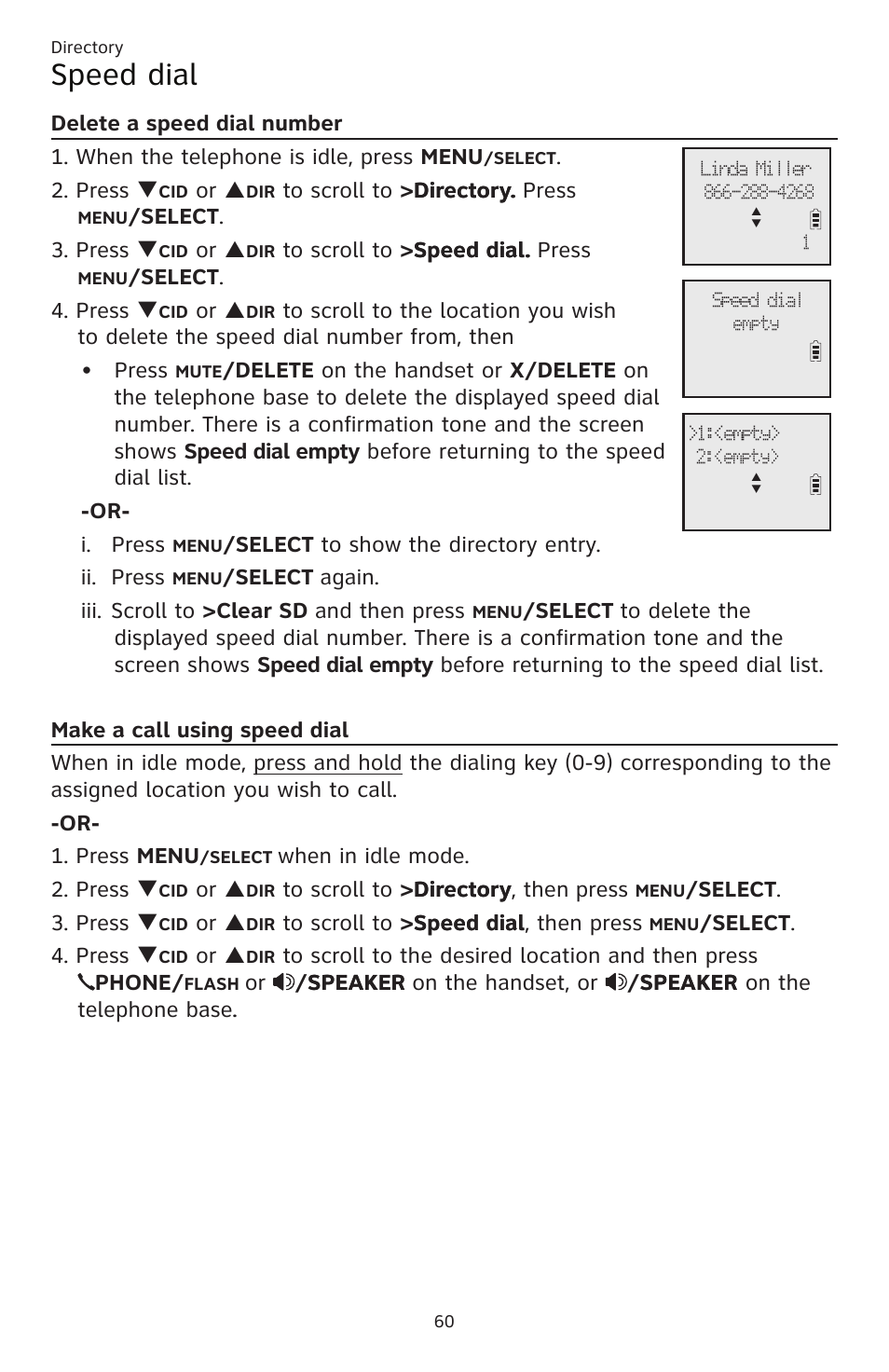 Speed dial | AT&T CL83201 User Manual | Page 66 / 120