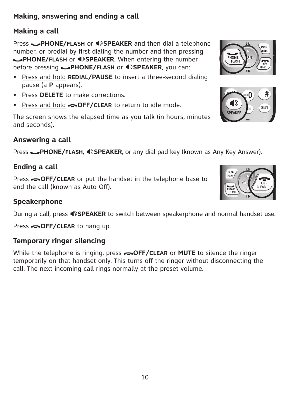 AT&T DECT EL52100 User Manual | Page 11 / 30