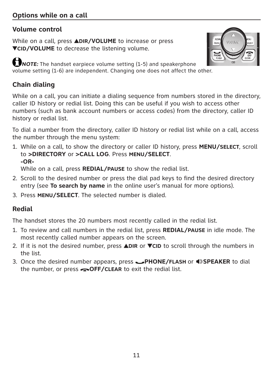 AT&T DECT EL52100 User Manual | Page 12 / 30