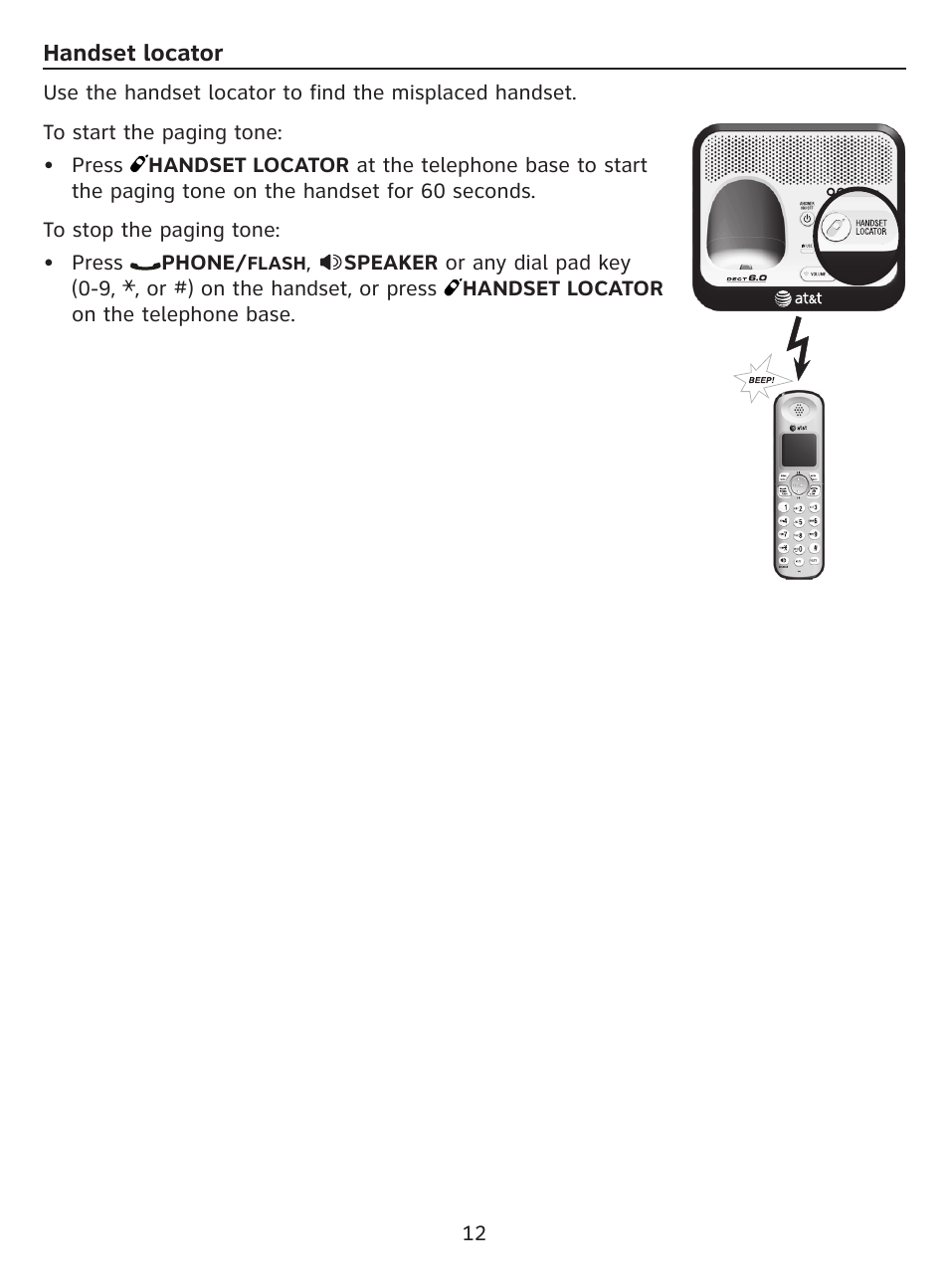 AT&T DECT EL52100 User Manual | Page 13 / 30