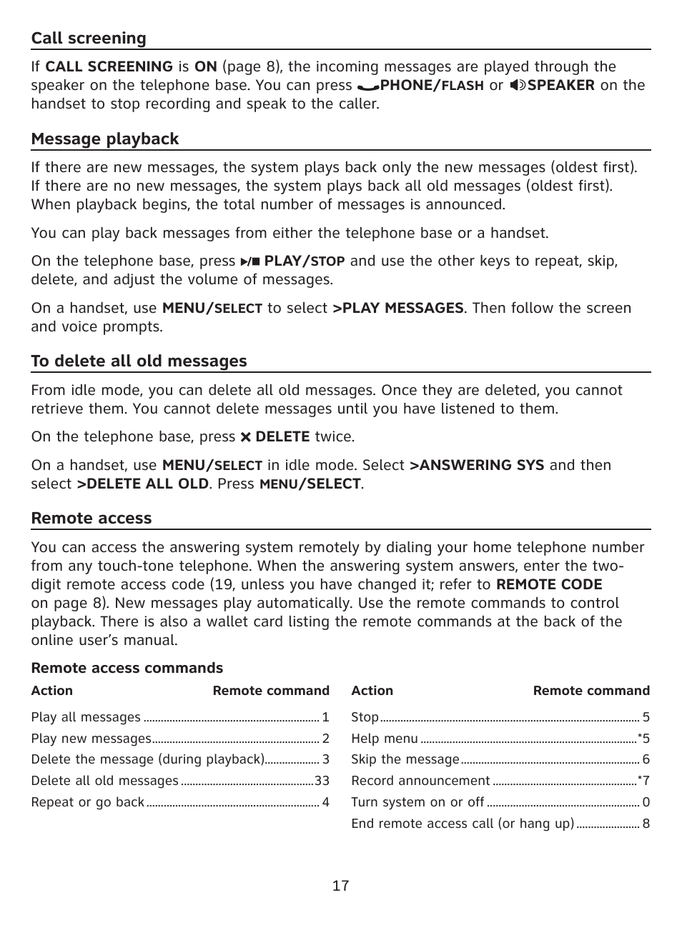 AT&T DECT EL52100 User Manual | Page 18 / 30