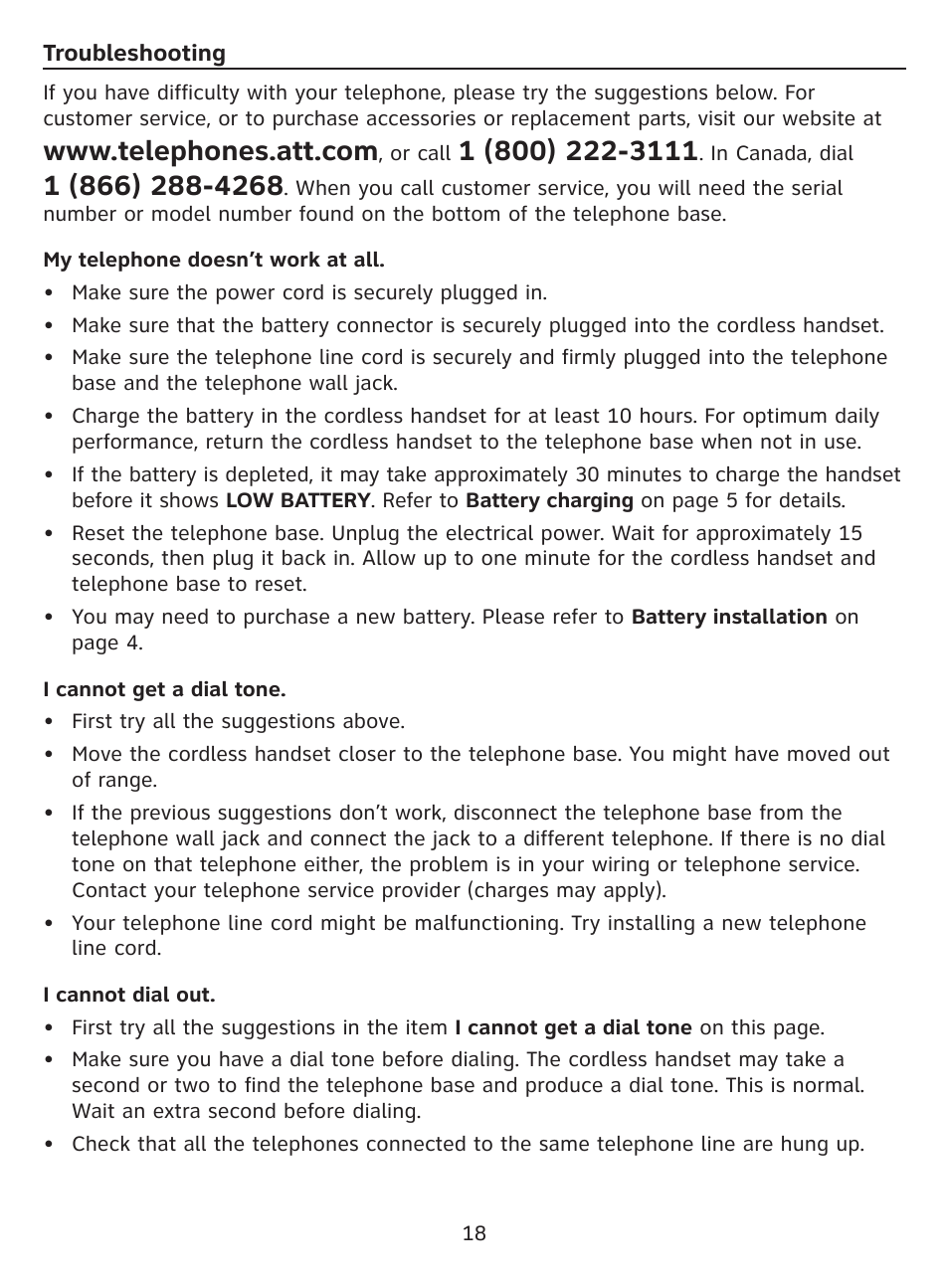AT&T DECT EL52100 User Manual | Page 19 / 30