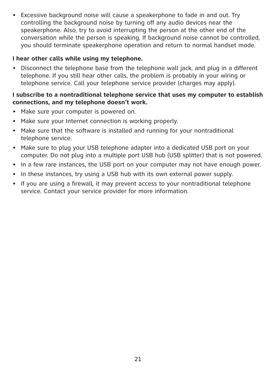 AT&T DECT EL52100 User Manual | Page 22 / 30