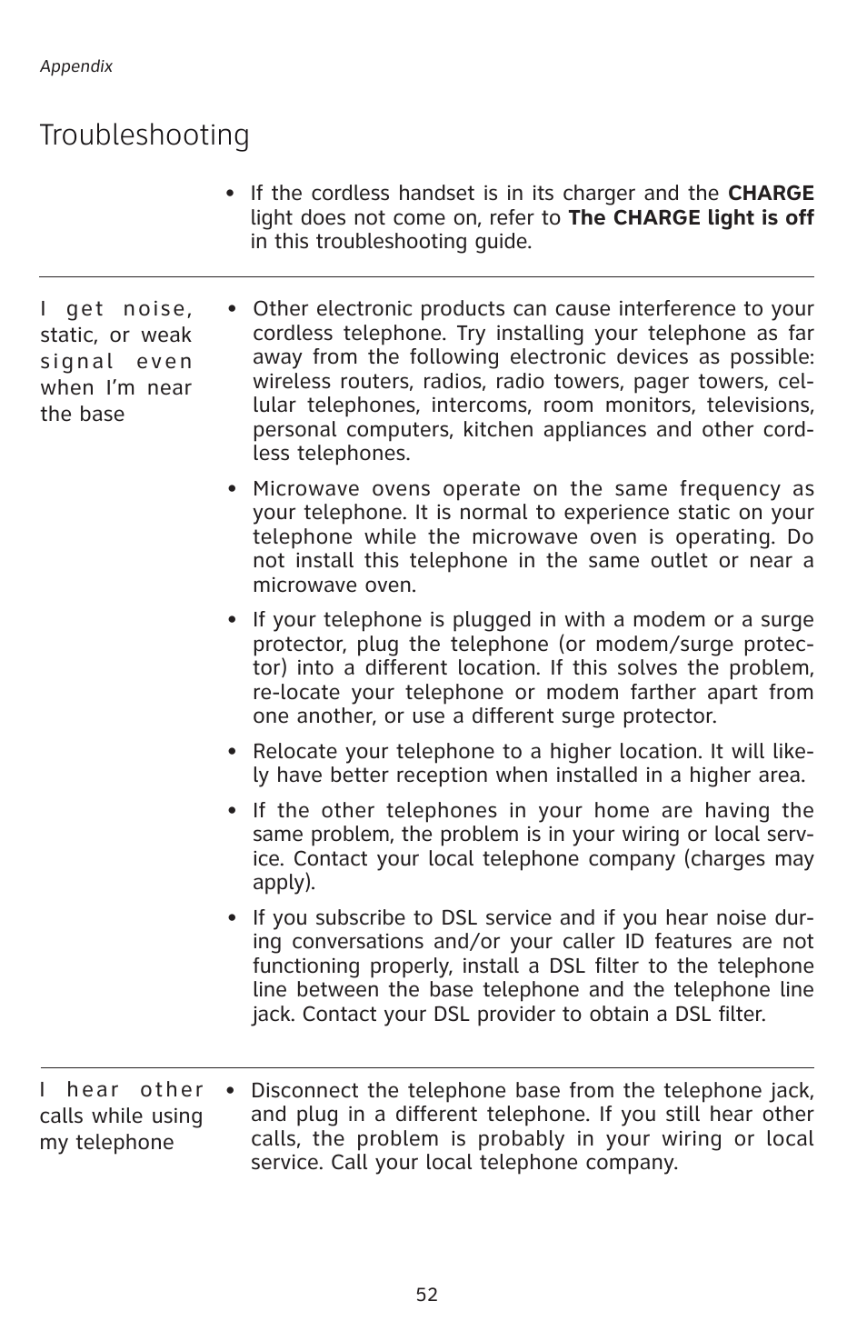 Troubleshooting | AT&T E5828B User Manual | Page 55 / 72