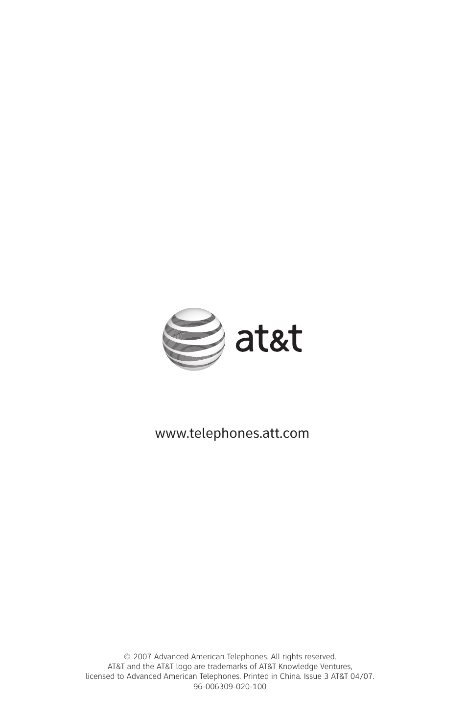 AT&T E2903B User Manual | Page 6 / 6