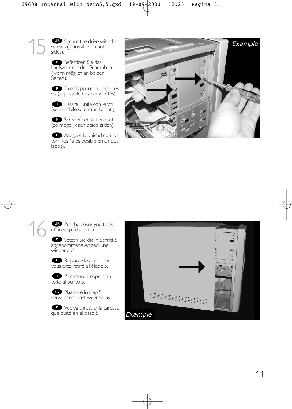 Philips Lecteur interne User Manual | Page 11 / 40