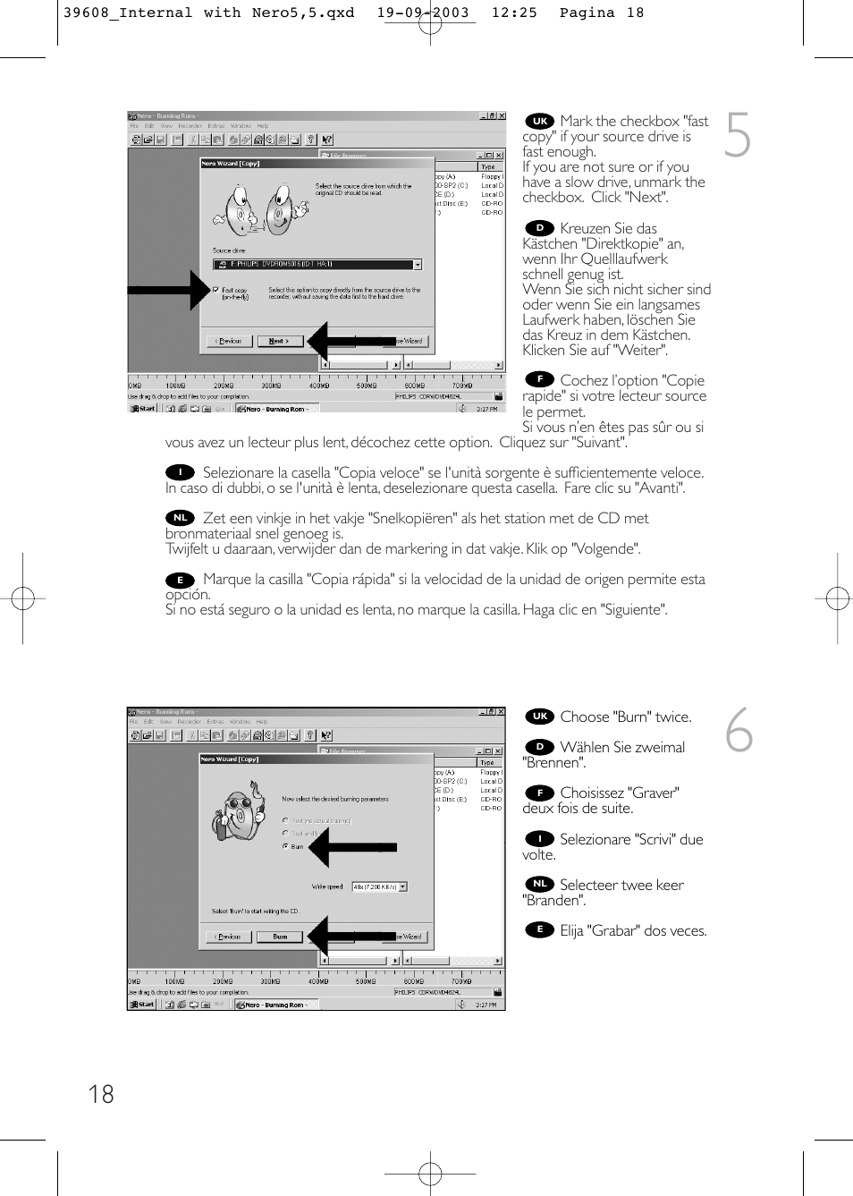 Philips Lecteur interne User Manual | Page 18 / 40