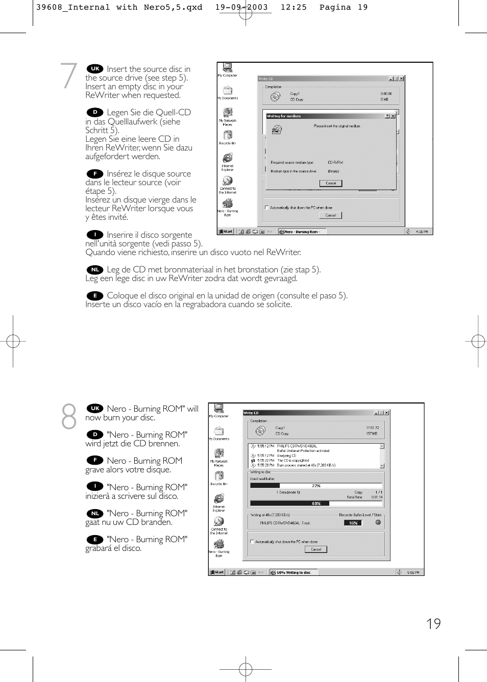Philips Lecteur interne User Manual | Page 19 / 40