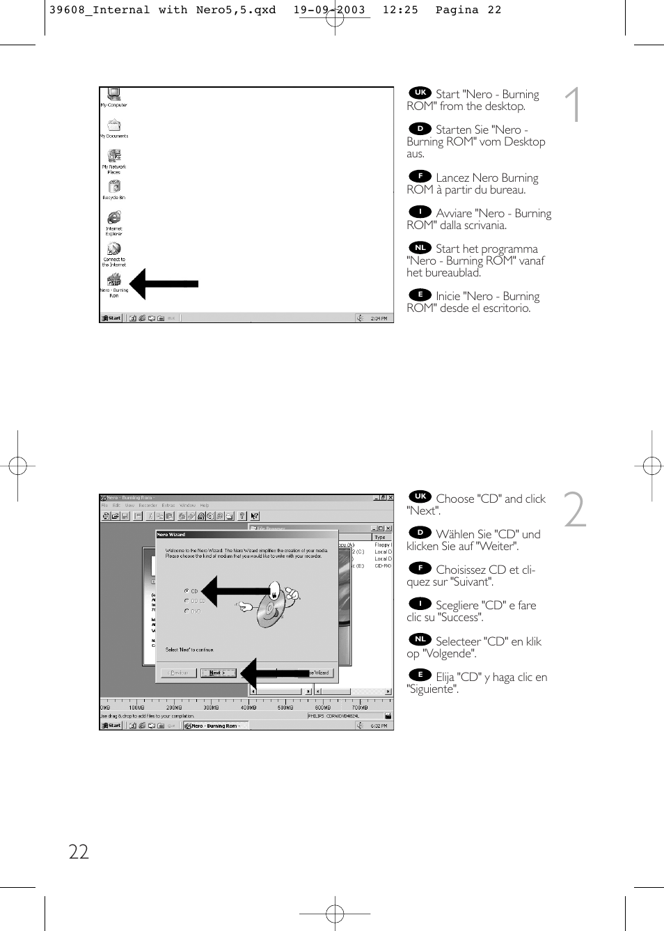 Philips Lecteur interne User Manual | Page 22 / 40