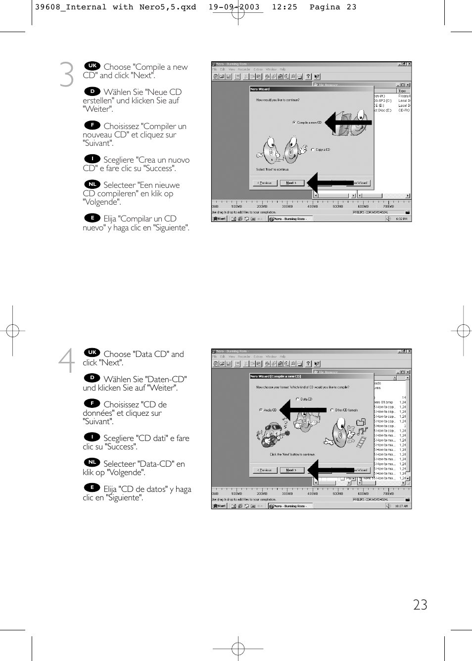 Philips Lecteur interne User Manual | Page 23 / 40