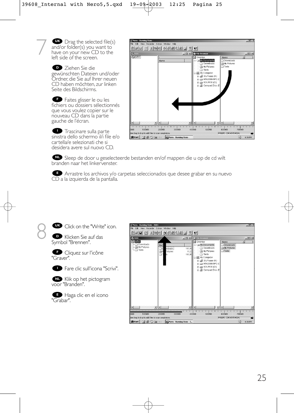 Philips Lecteur interne User Manual | Page 25 / 40