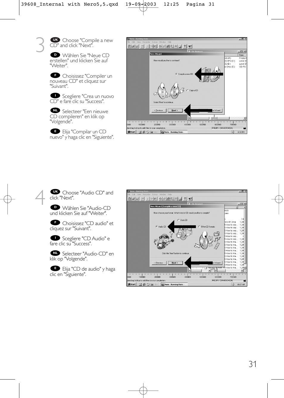 Philips Lecteur interne User Manual | Page 31 / 40