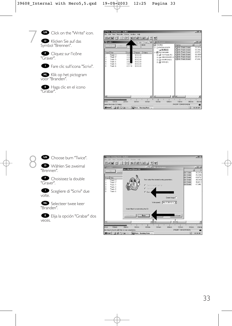 Philips Lecteur interne User Manual | Page 33 / 40