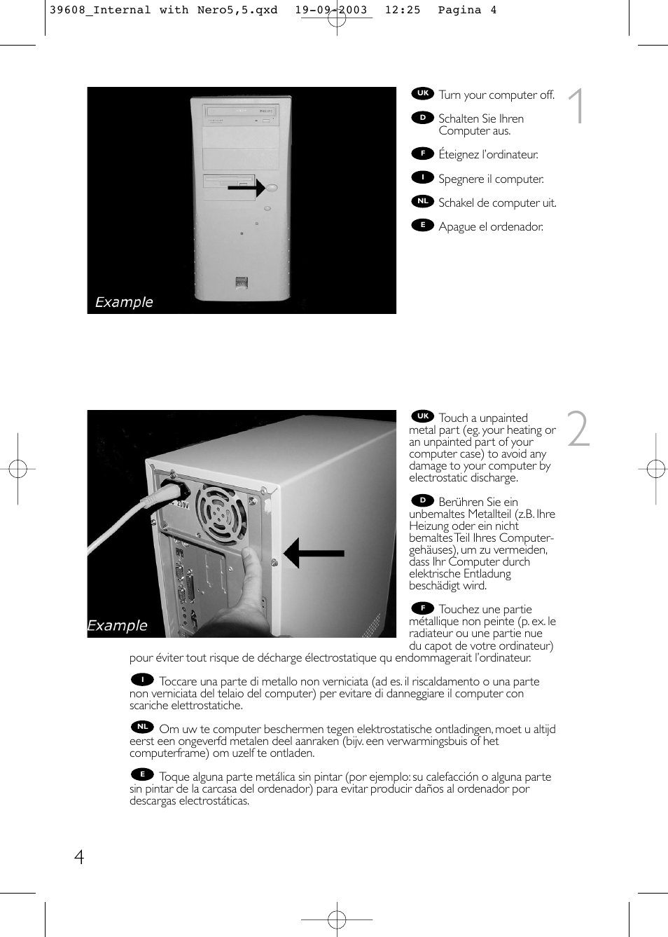 Philips Lecteur interne User Manual | Page 4 / 40