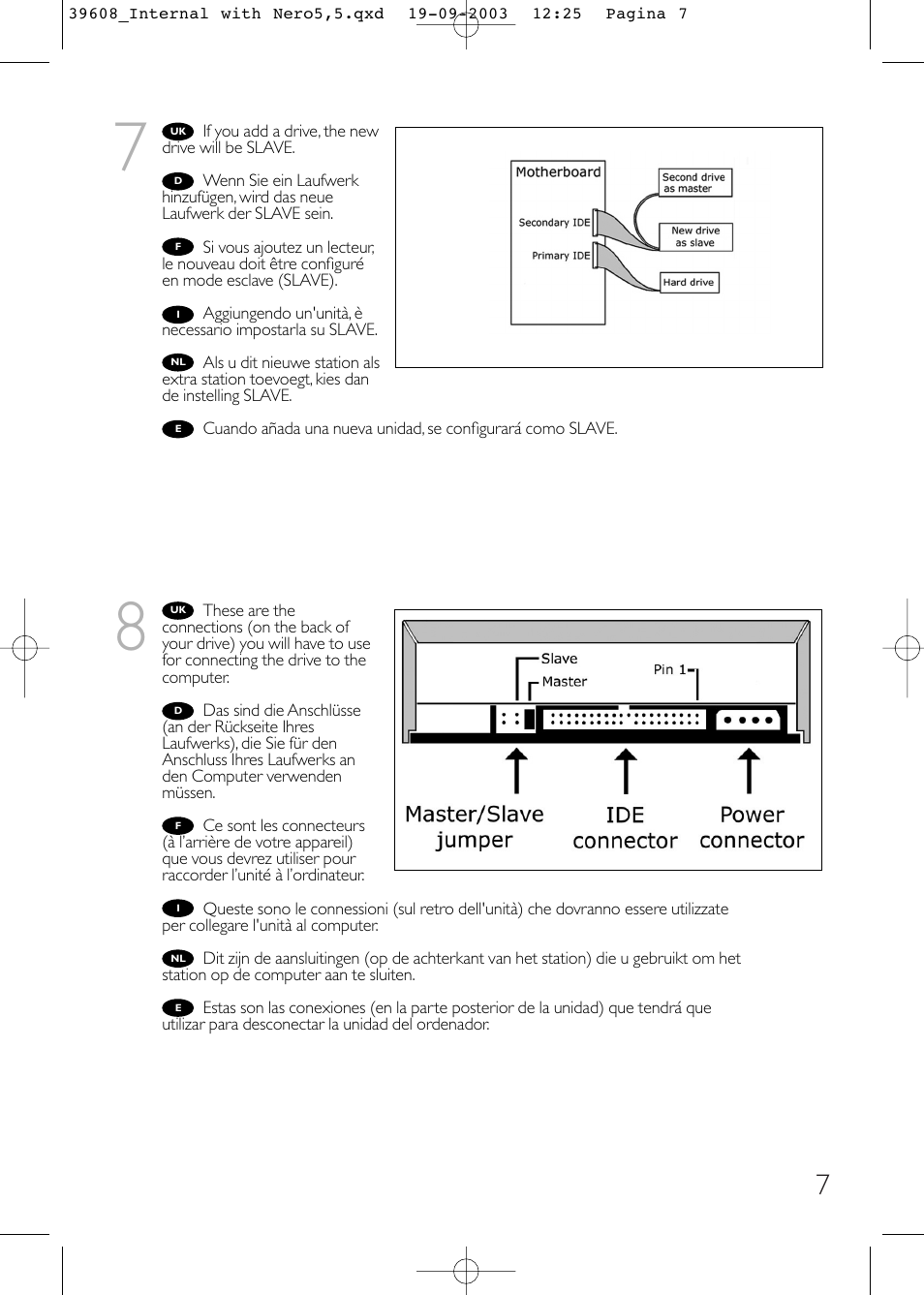 Philips Lecteur interne User Manual | Page 7 / 40