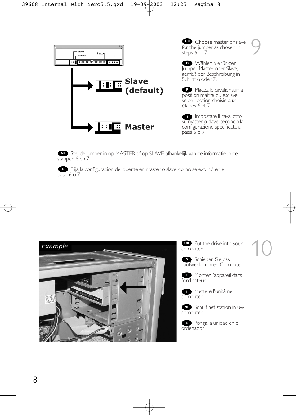 Philips Lecteur interne User Manual | Page 8 / 40