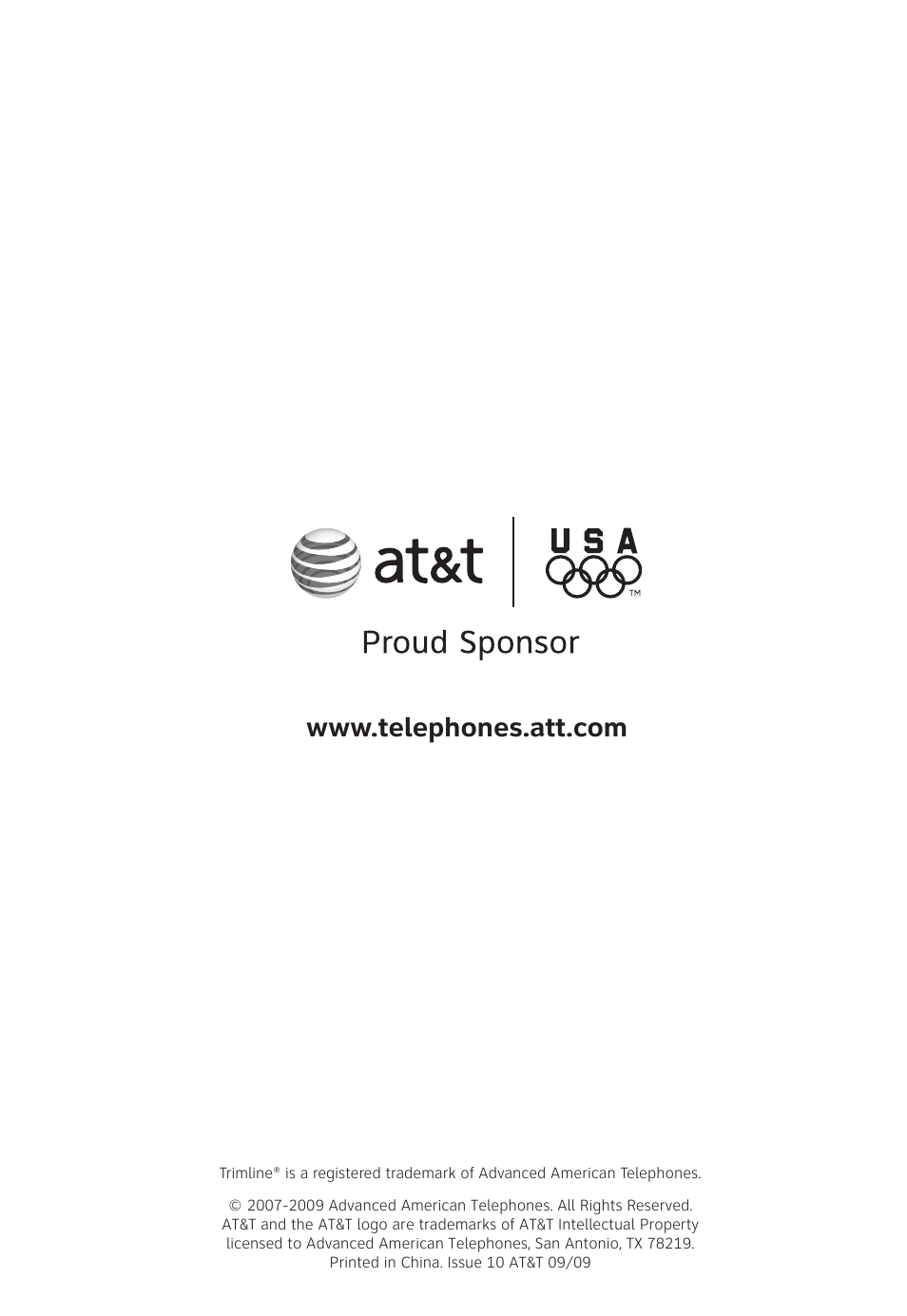AT&T Trimline 205 User Manual | Page 18 / 18