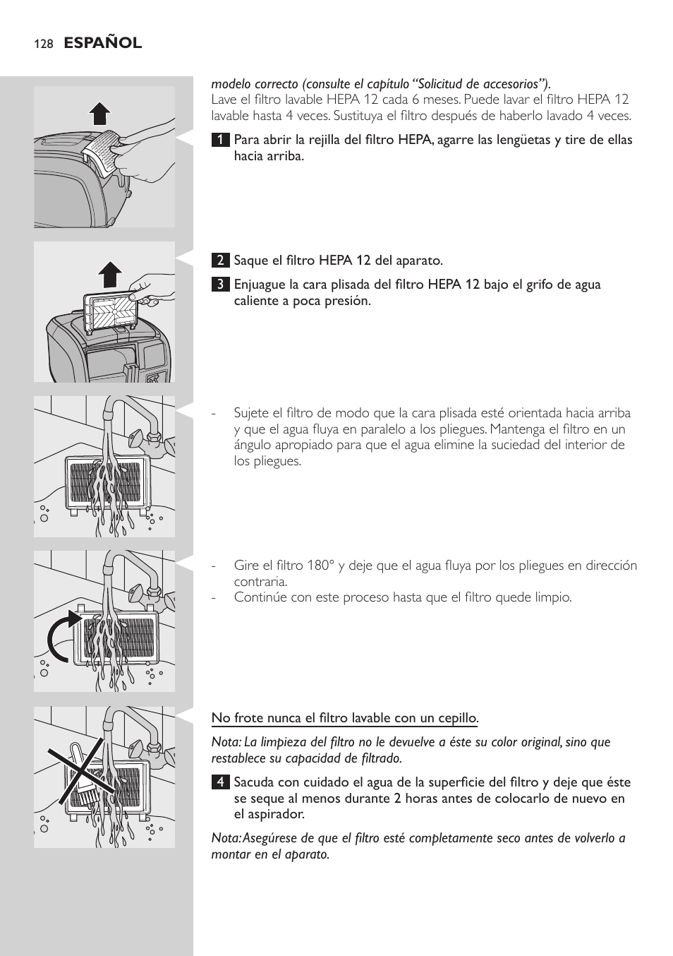 Philips HomeHero Aspirateur avec sac User Manual | Page 128 / 190