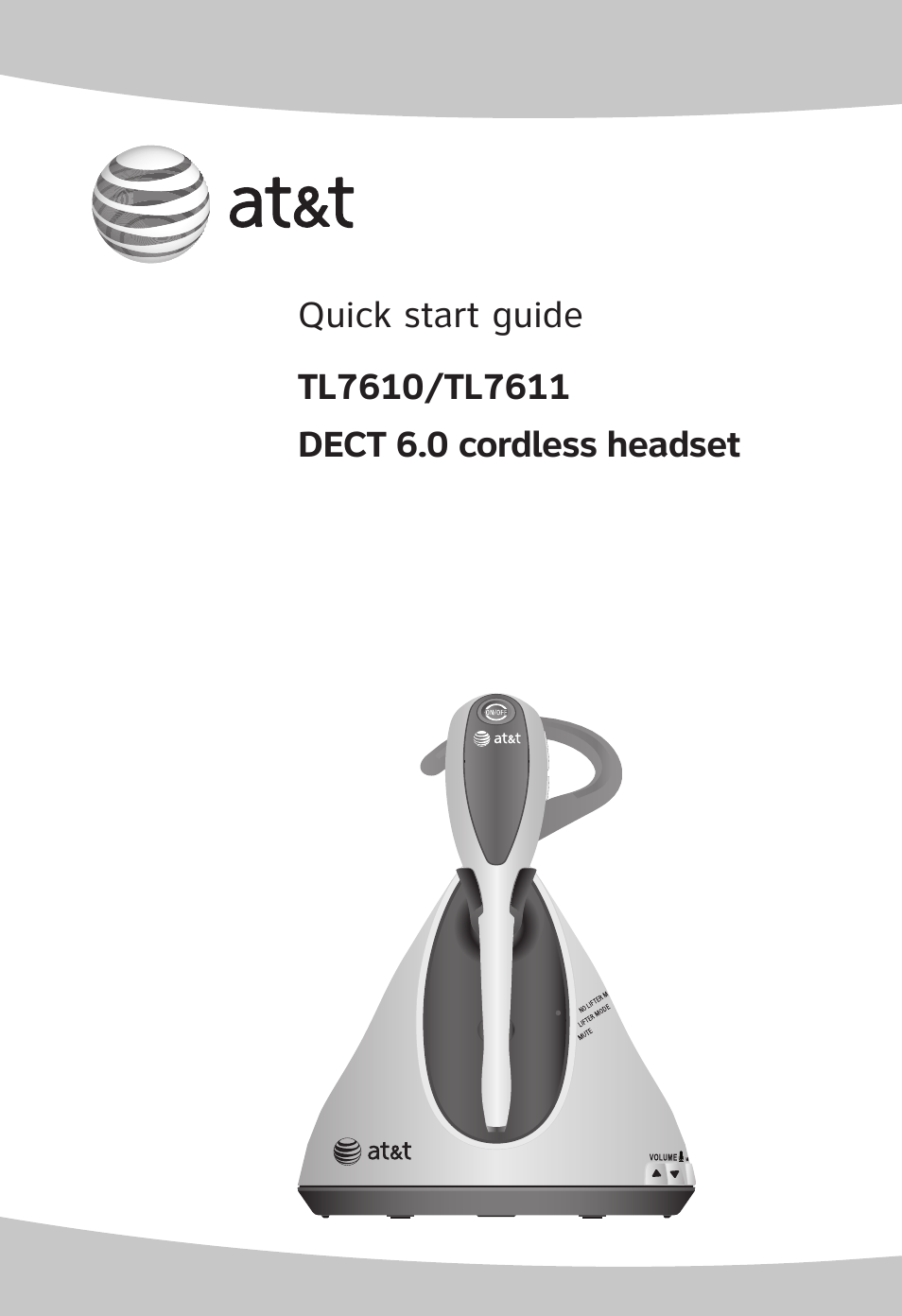 AT&T TL760 User Manual | 14 pages