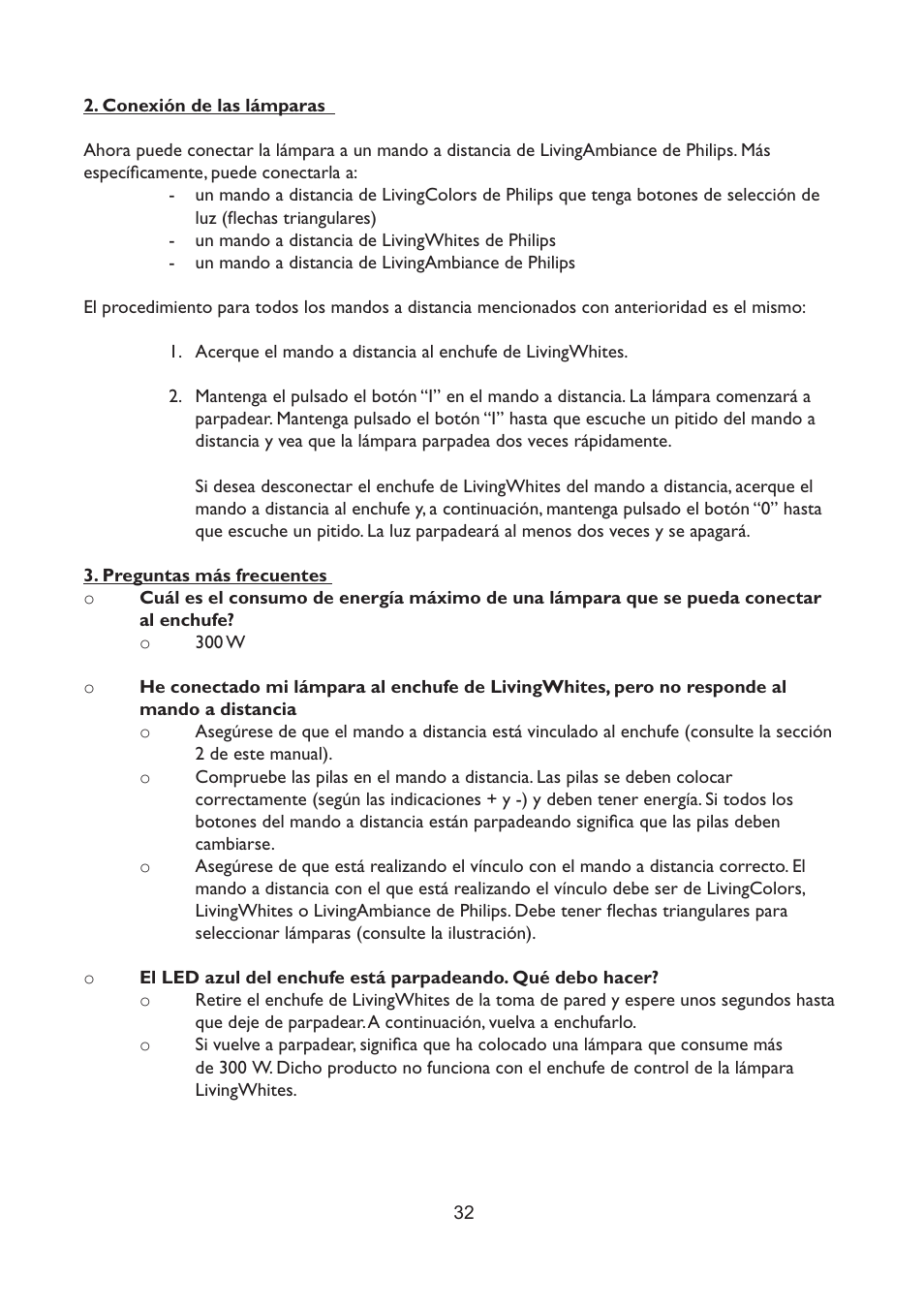 Philips LivingWhites Fiche électrique française User Manual | Page 32 / 121