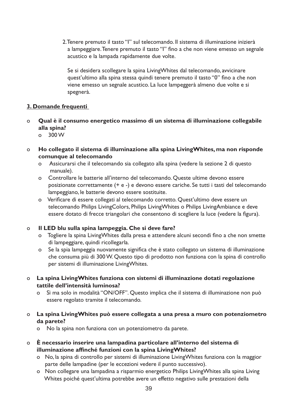 Philips LivingWhites Fiche électrique française User Manual | Page 39 / 121