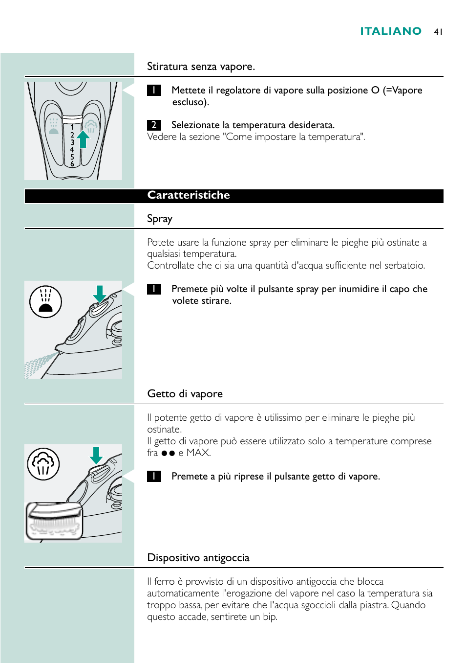 Philips Fer vapeur User Manual | Page 41 / 48