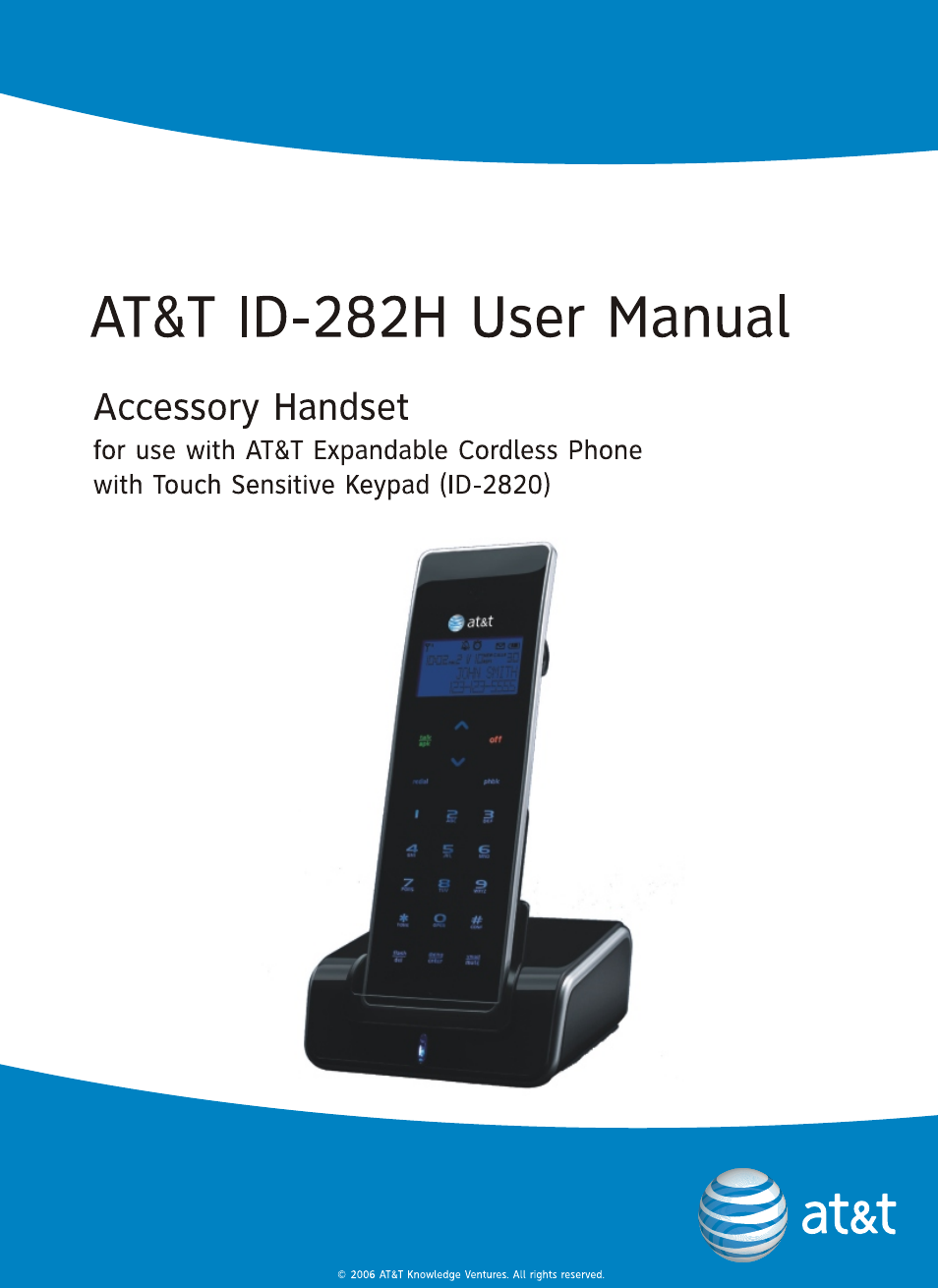 AT&T ID-282H User Manual | 23 pages