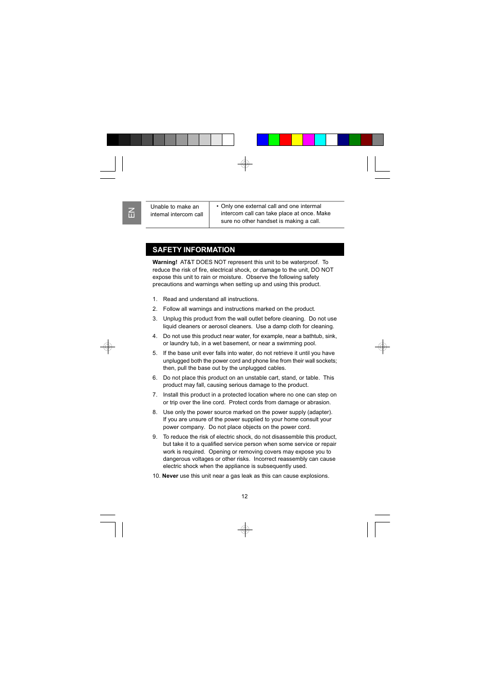 AT&T ID-282H User Manual | Page 13 / 23