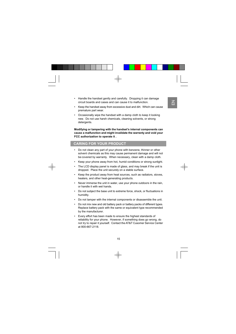 AT&T ID-282H User Manual | Page 16 / 23