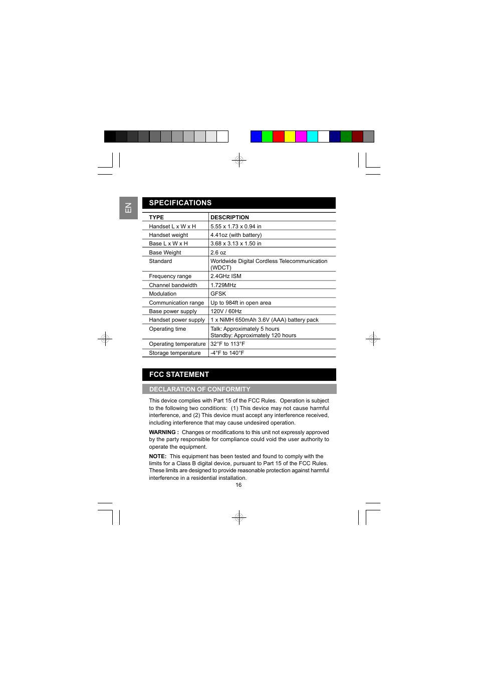 AT&T ID-282H User Manual | Page 17 / 23