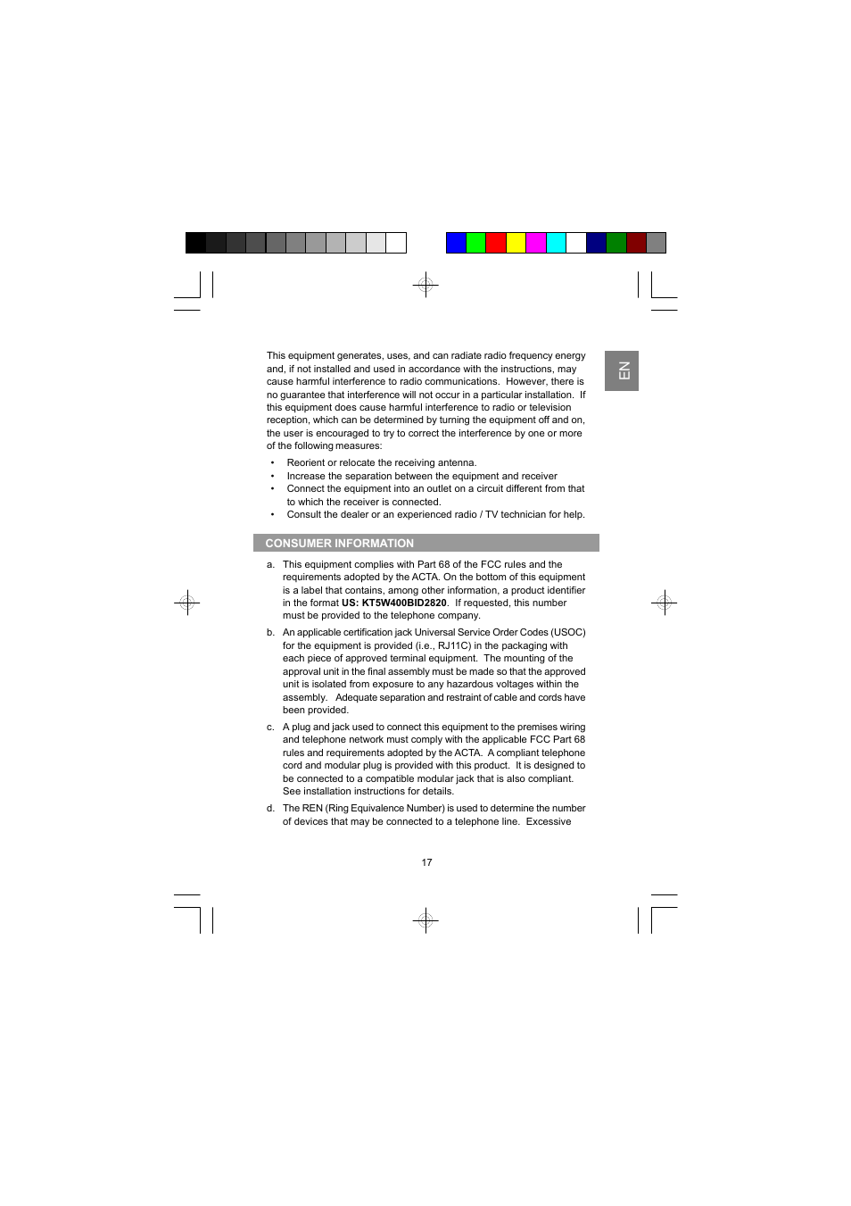 AT&T ID-282H User Manual | Page 18 / 23