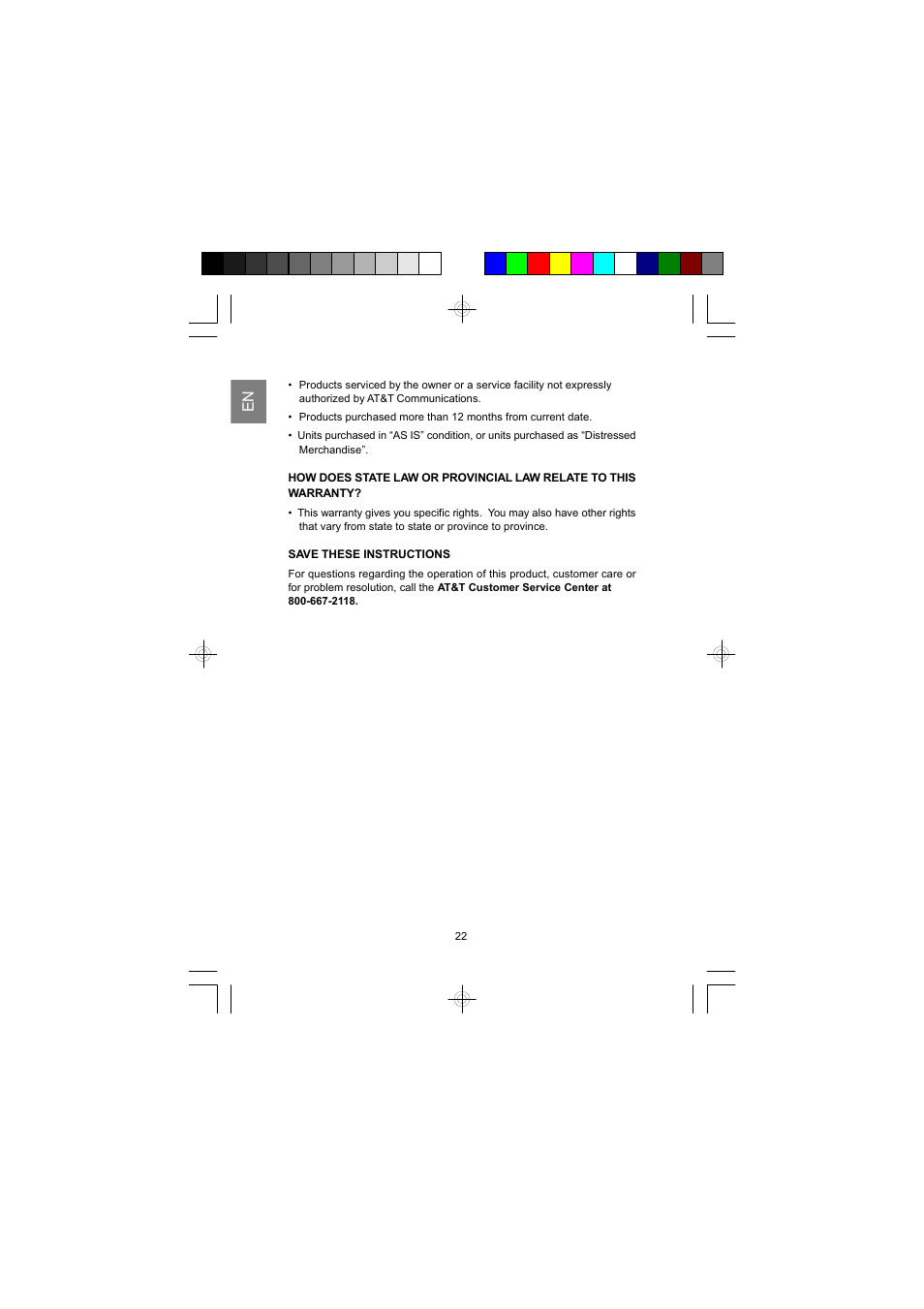 AT&T ID-282H User Manual | Page 23 / 23