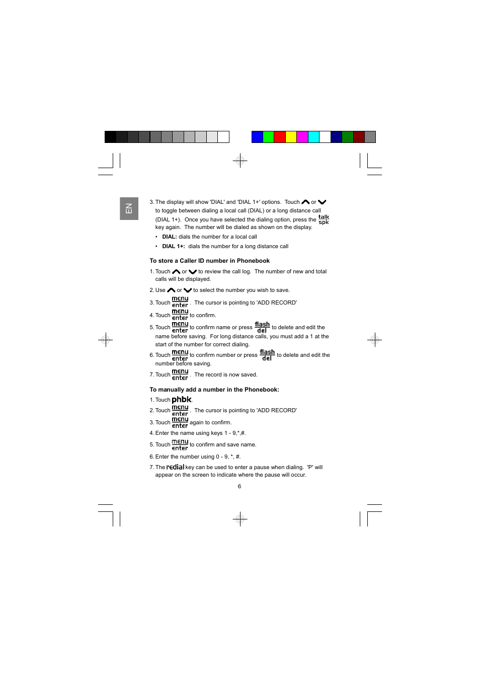 AT&T ID-282H User Manual | Page 7 / 23