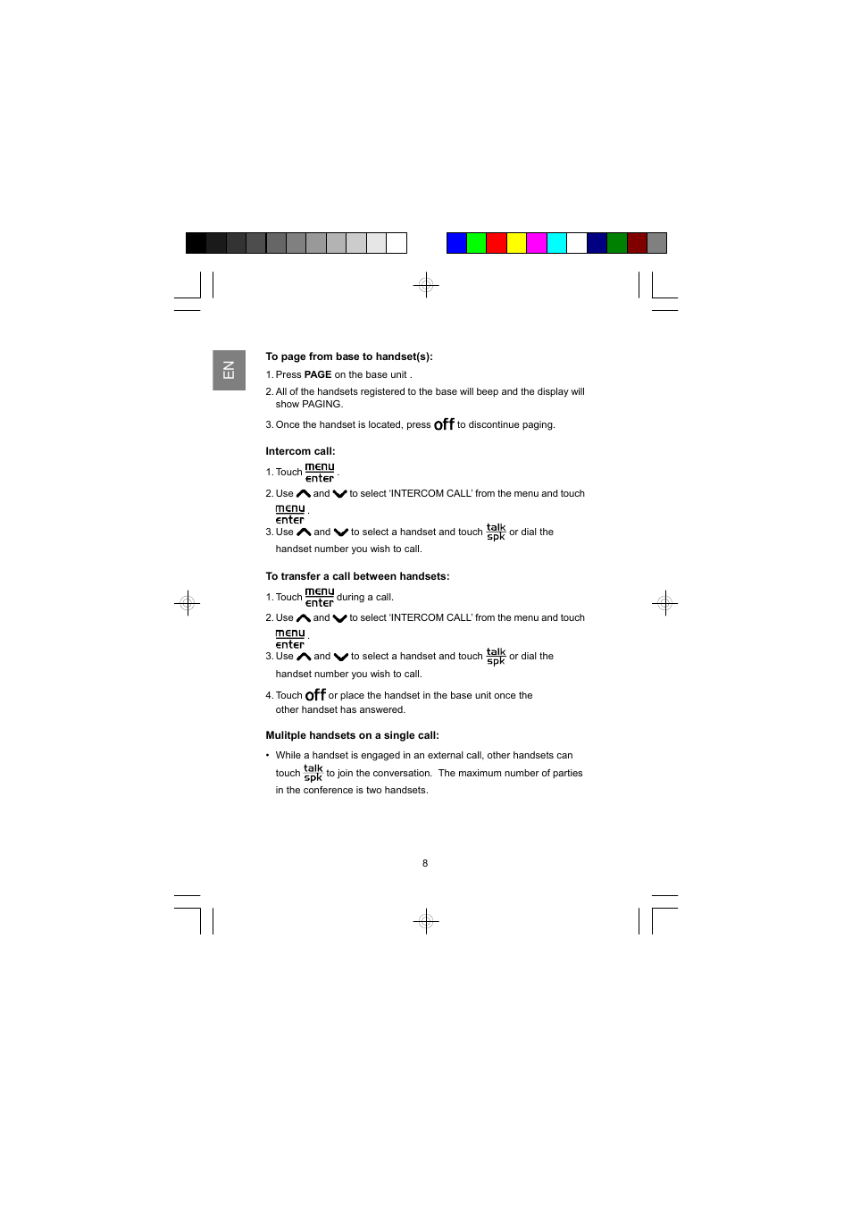 AT&T ID-282H User Manual | Page 9 / 23