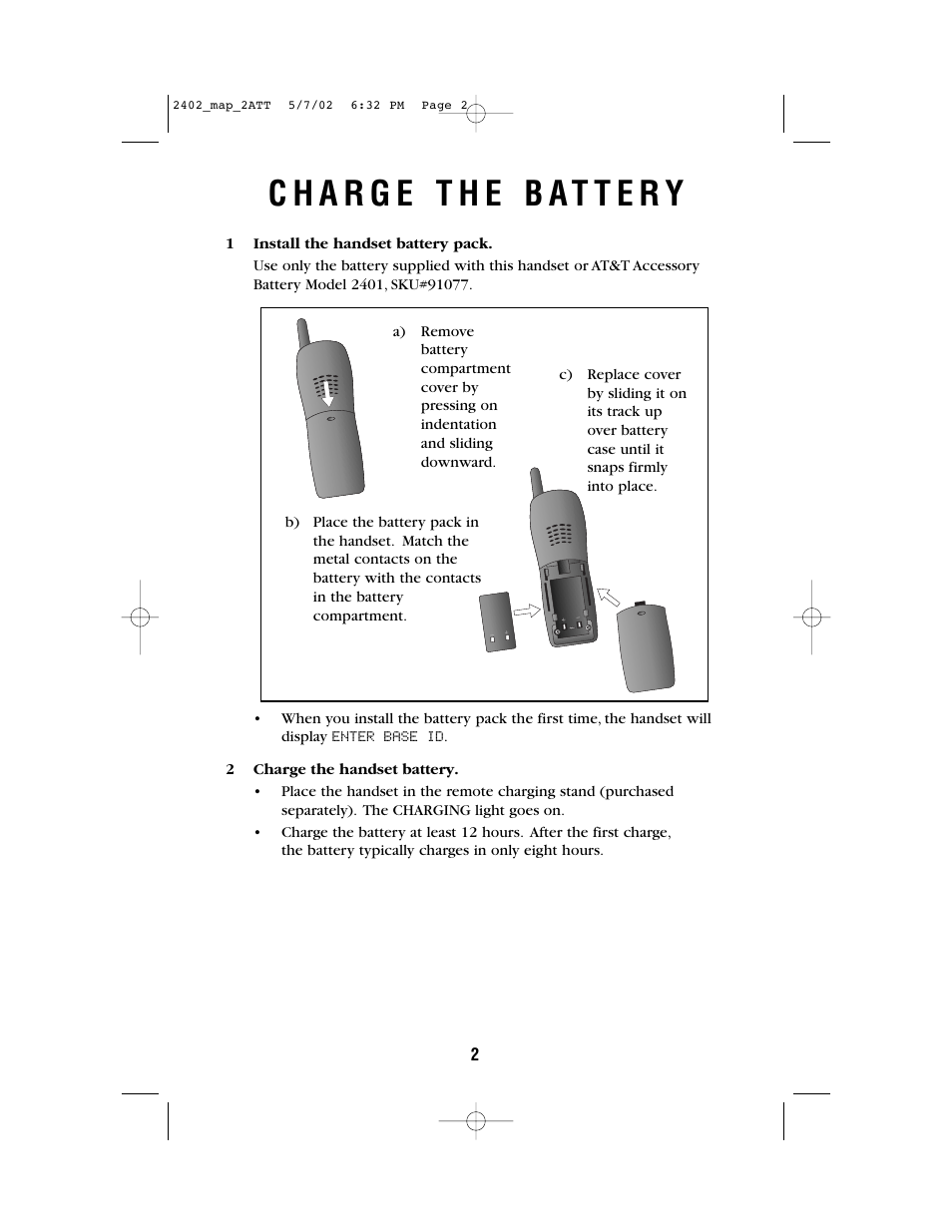 AT&T 2402 User Manual | Page 3 / 6
