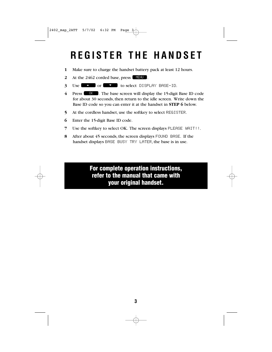 AT&T 2402 User Manual | Page 4 / 6