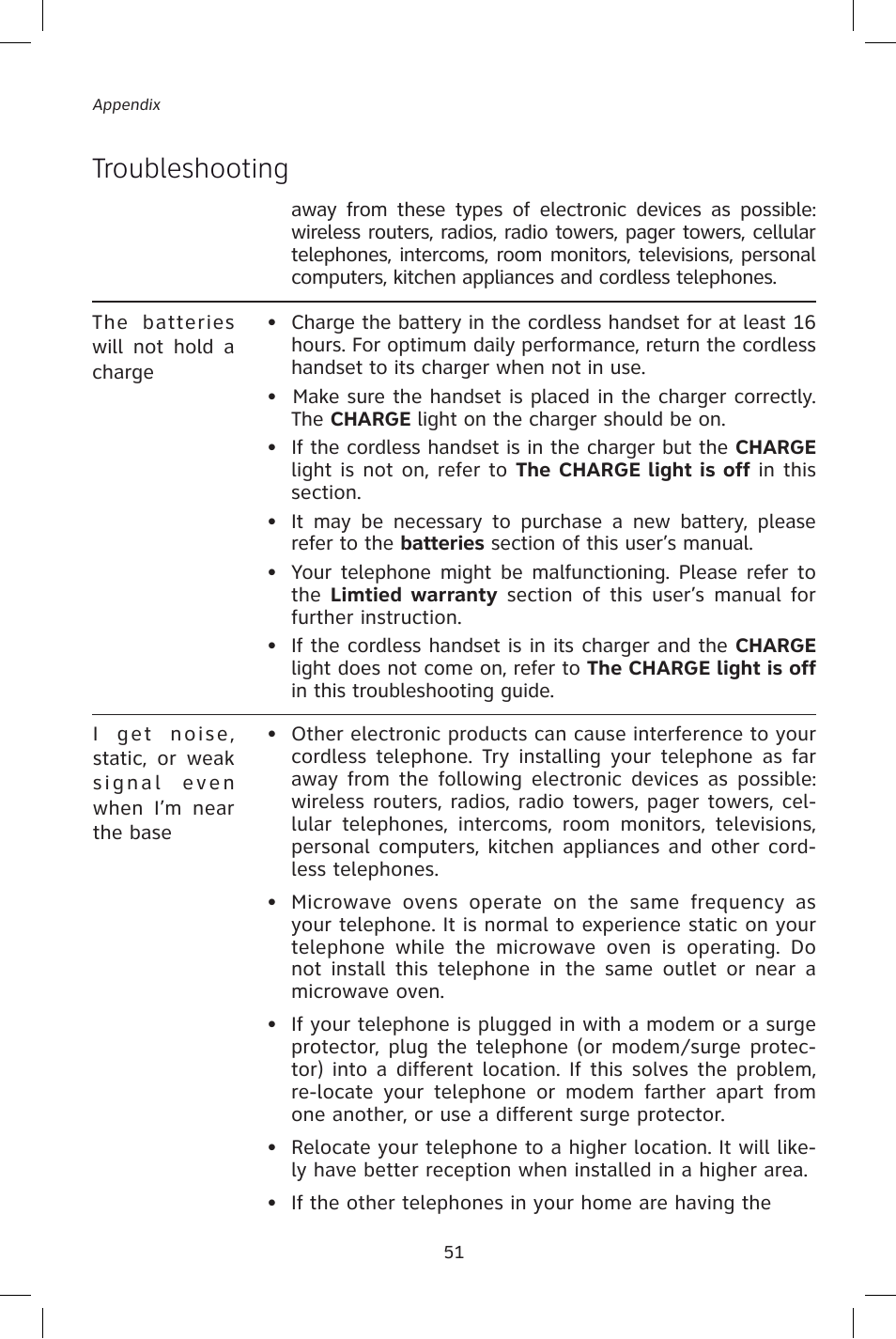 Troubleshooting | AT&T E1828B User Manual | Page 54 / 71