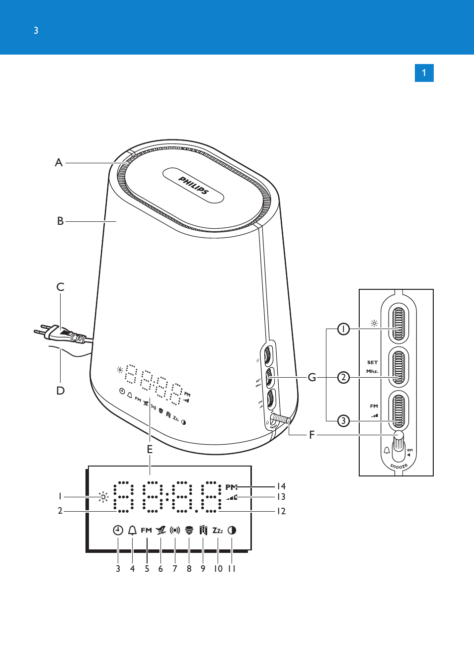 Philips Éveil Lumière User Manual | Page 3 / 108