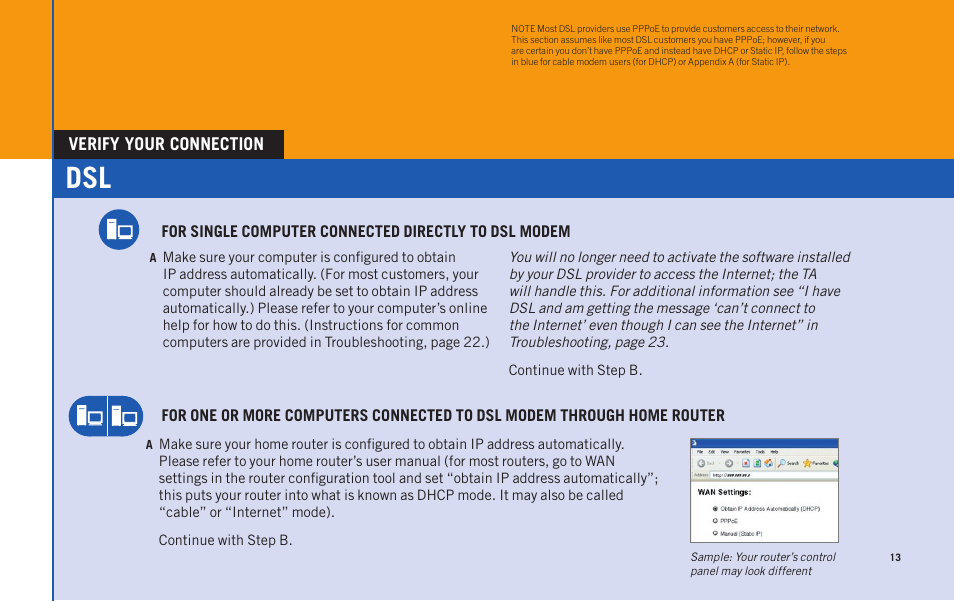 Verify your connection | AT&T Telephone Adapter User Manual | Page 15 / 32