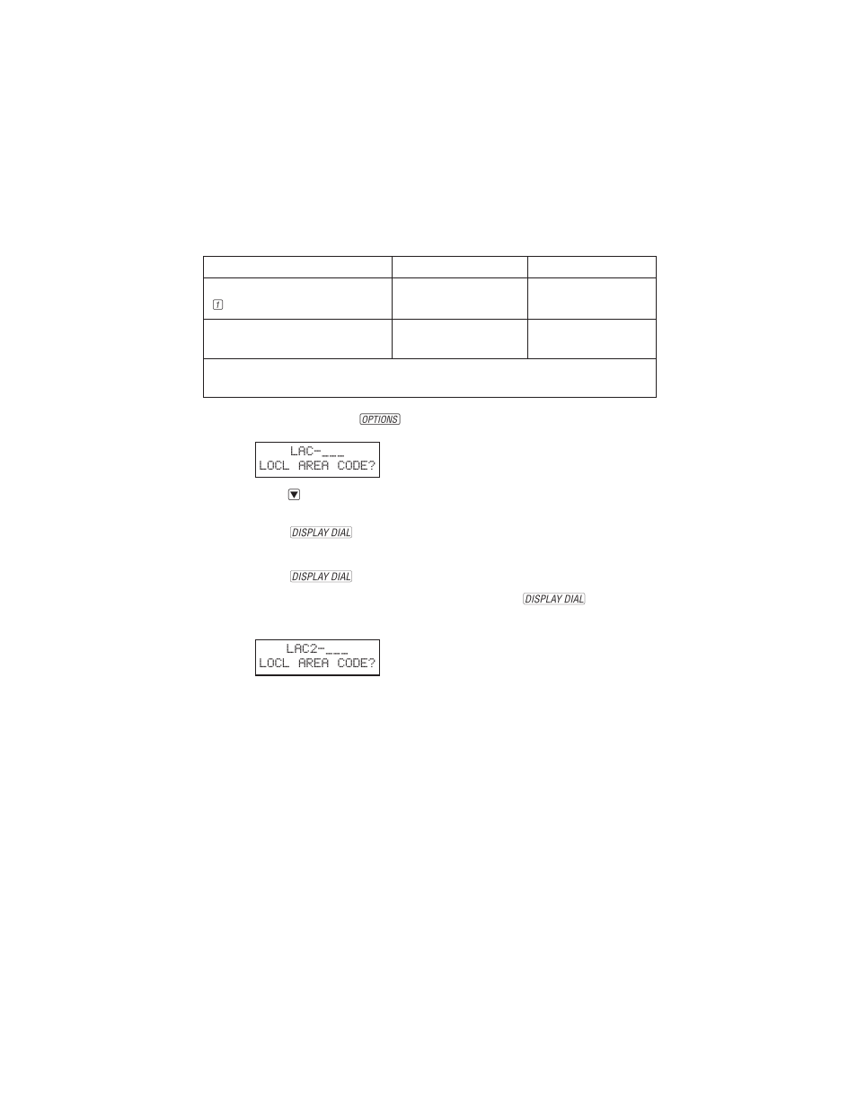 Feature settings, Set local area codes | AT&T Trimline 250 User Manual | Page 11 / 21