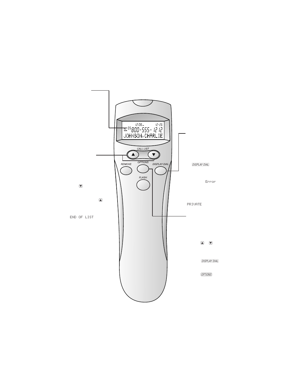 Caller id operation | AT&T Trimline 250 User Manual | Page 17 / 21