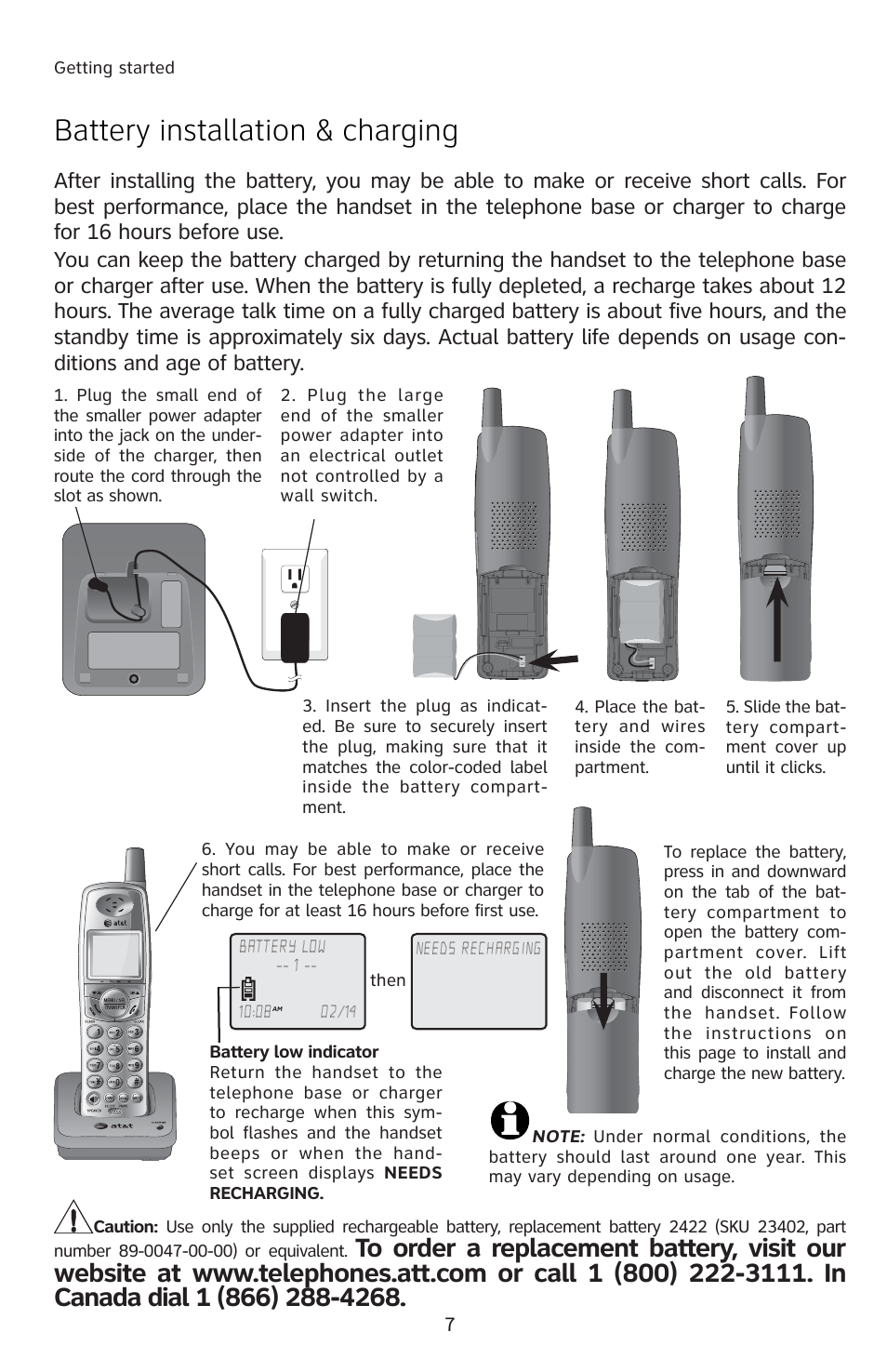 Battery installation & charging | AT&T E5813B User Manual | Page 10 / 65