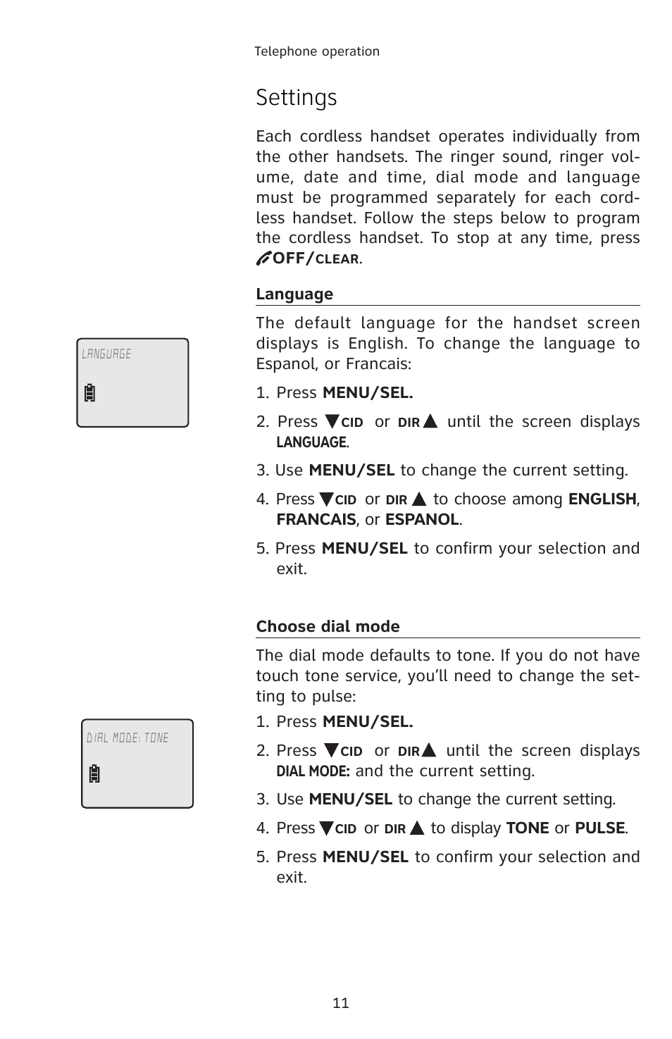Settings | AT&T E5813B User Manual | Page 14 / 65