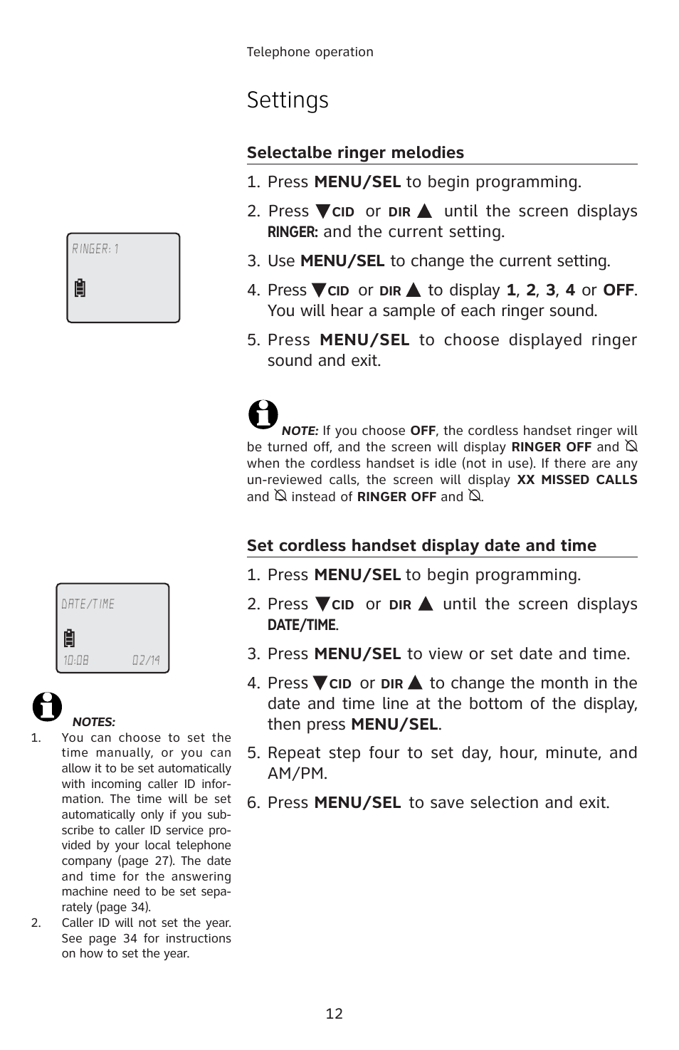 Settings | AT&T E5813B User Manual | Page 15 / 65