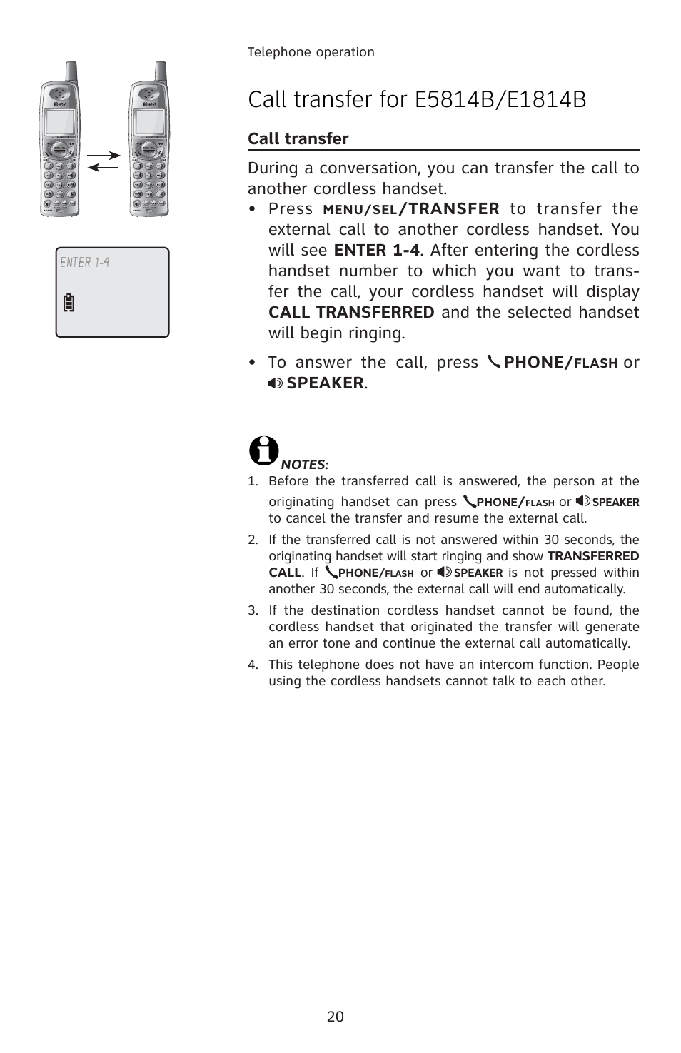 Or speaker | AT&T E5813B User Manual | Page 23 / 65
